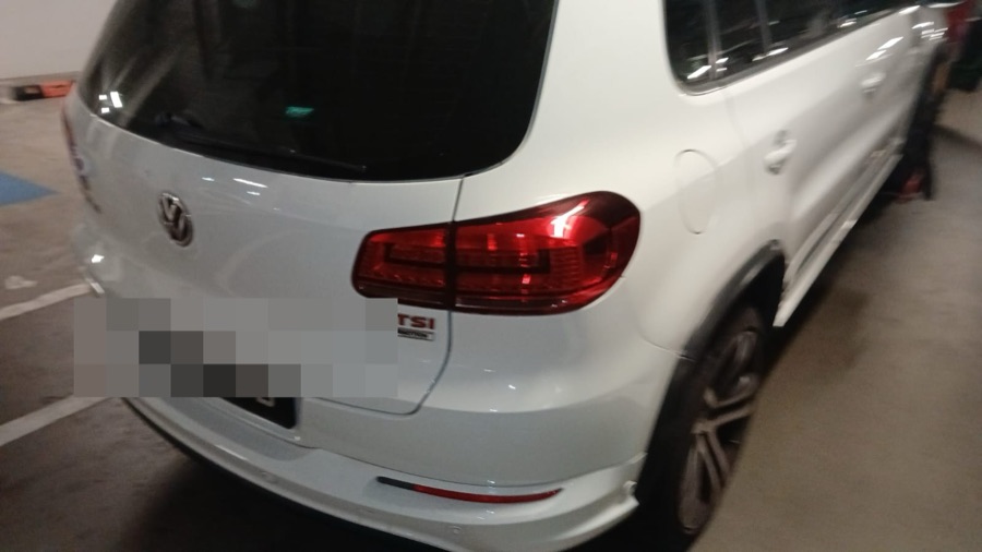 Volkswagen Tiguan at our Singapore workshop