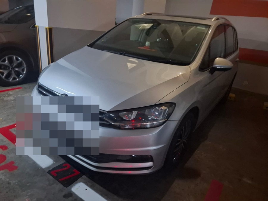Volkswagen Touran in for servicing at our Singapore workshop.