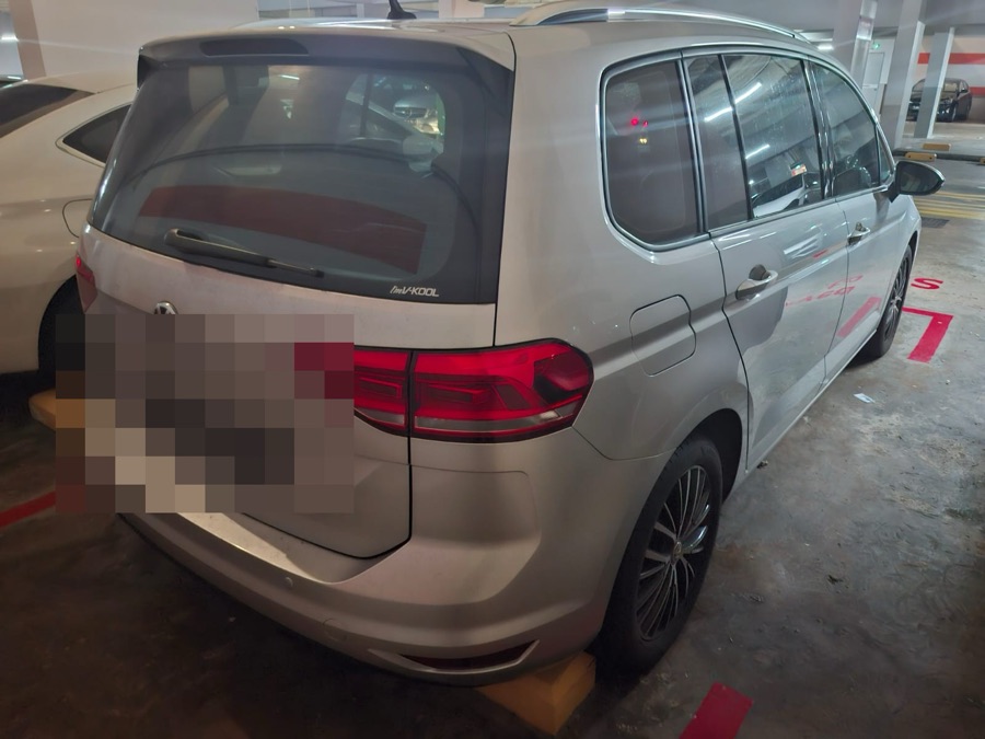 Volkswagen Touran at our Singapore workshop.