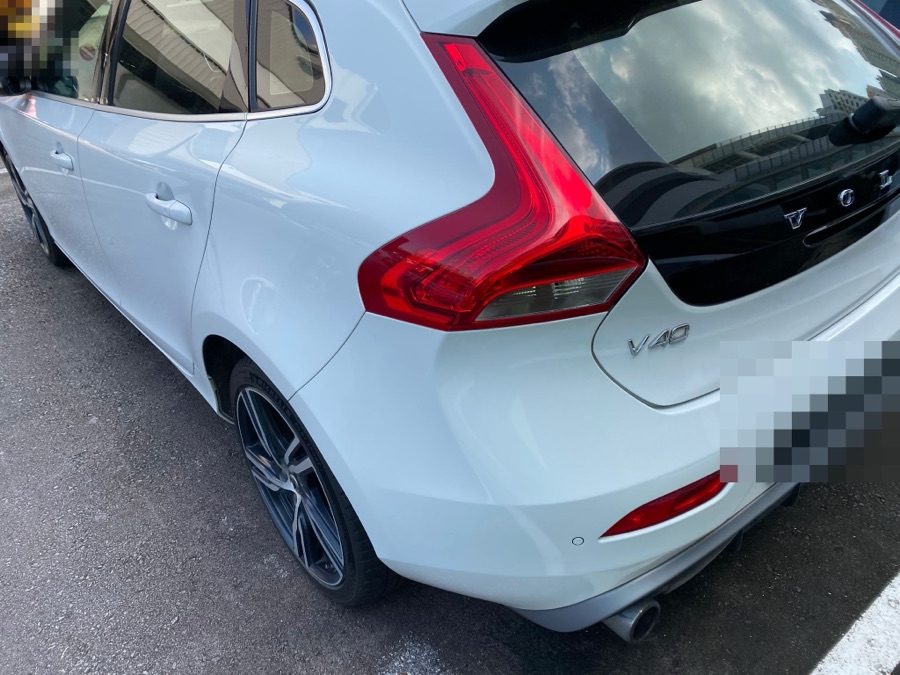 Volvo V40 at our Singapore workshop for servicing.