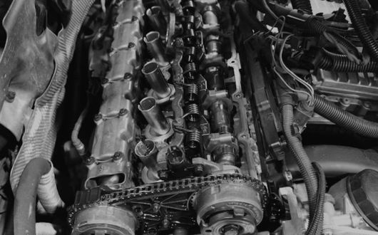 Engine repair at BMW Workshop